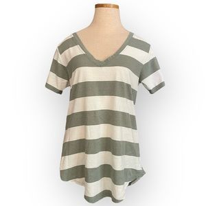 Altar’d State Stripe V-Neck Tee